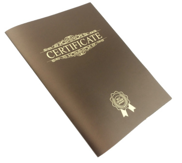 Logo trade promotional products image of: Certificate cover 152094